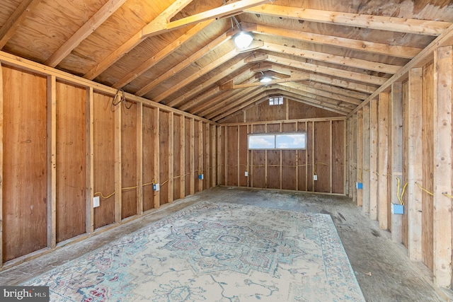 view of storage room