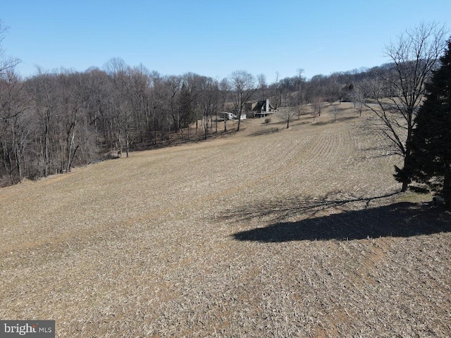 exterior space featuring a rural view