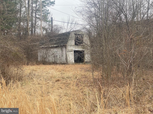 view of barn