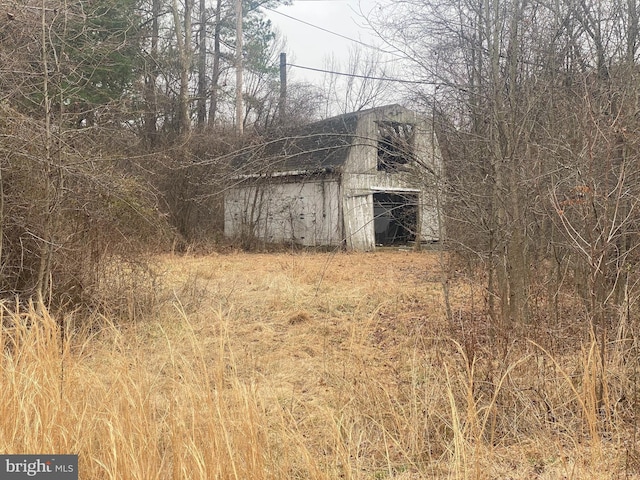 view of barn