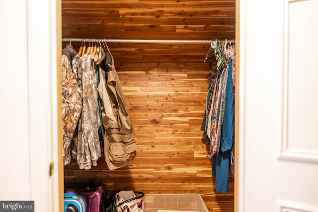 view of closet