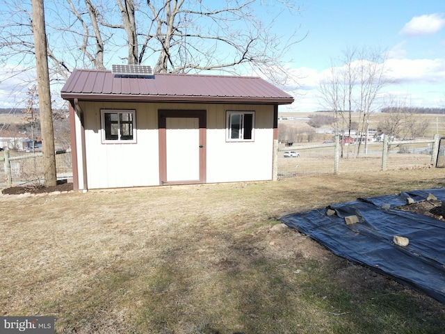 view of outdoor structure featuring an outdoor structure