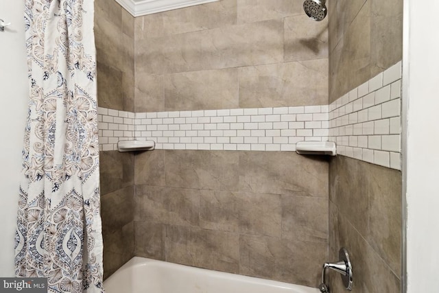 full bath with shower / bath combo