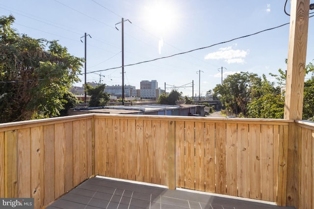 exterior space featuring a balcony