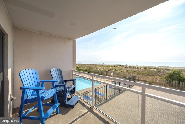 2901 Atlantic Ave Unit 101The, Towers, Ocean City, MD 21842 - balcony with a water view