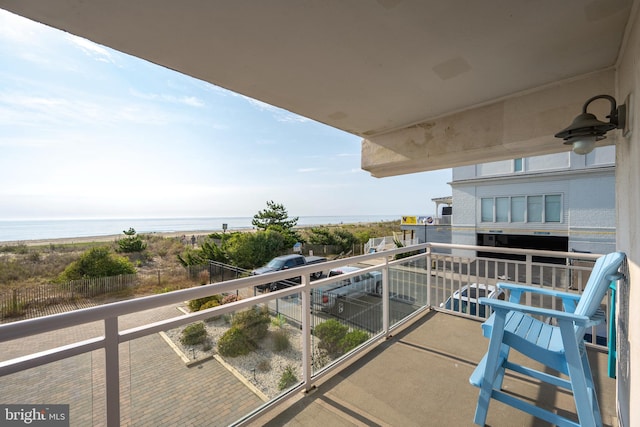 2901 Atlantic Ave Unit 101The, Towers, Ocean City, MD 21842 - balcony with a water view