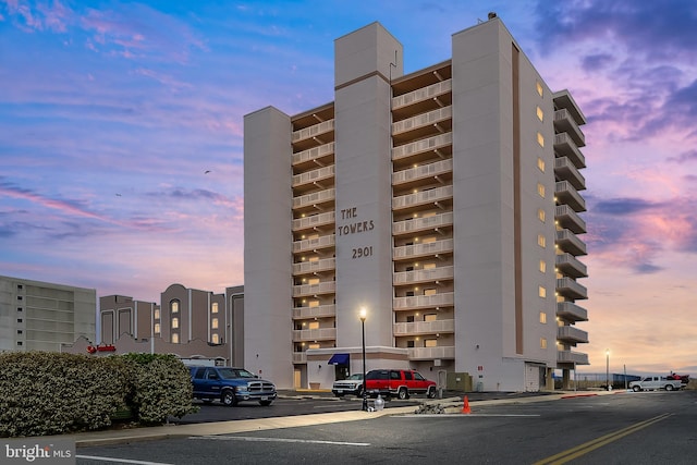 2901 Atlantic Ave Unit 101The, Towers, Ocean City, MD 21842 - view of property at dusk