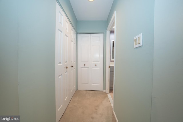 264 W Montgomery Ave Unit 305, Haverford, PA 19041 - corridor with light colored carpet and baseboards