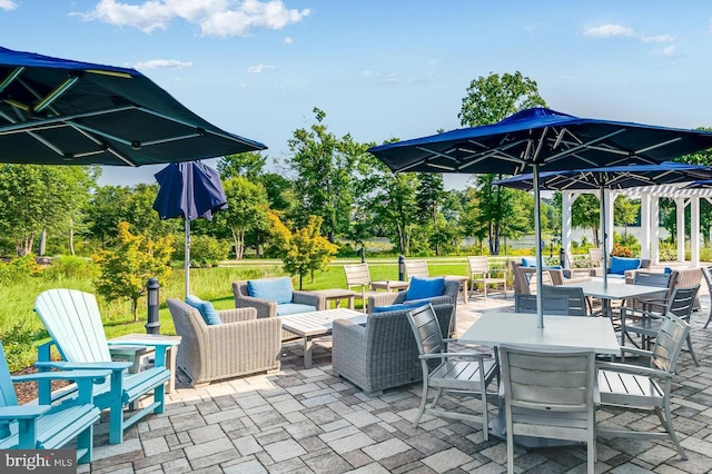 35416 Wright Way, Millsboro, DE 19966 - view of patio with outdoor lounge area and outdoor dining space