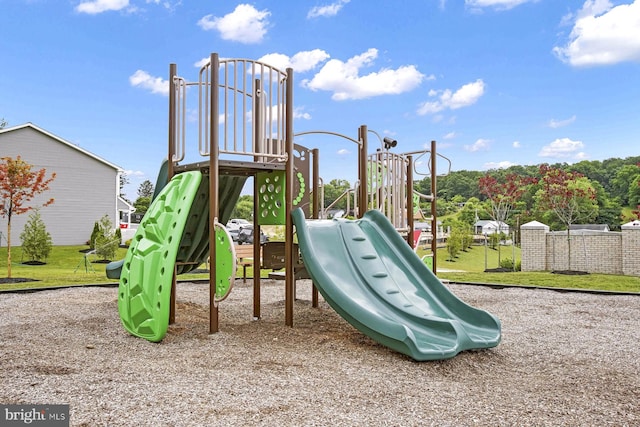 view of communal playground