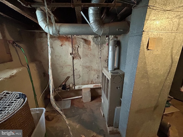 view of utility room