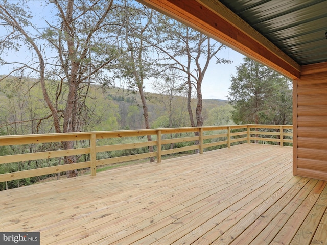 120 Honeymoon Hollow Rd, Lost City, WV 26810 - view of wooden deck