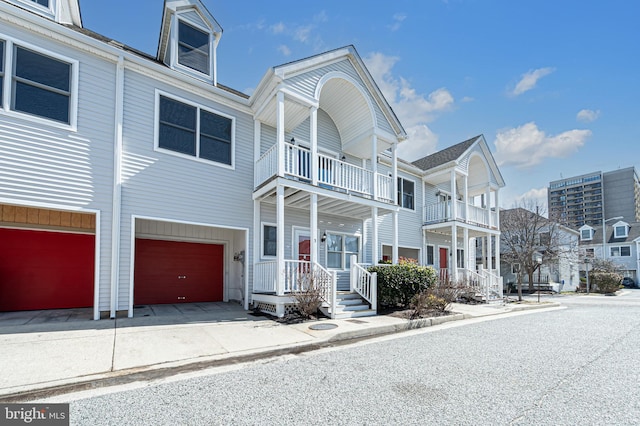 multi unit property with an attached garage