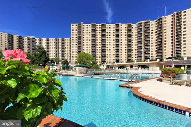 view of community pool