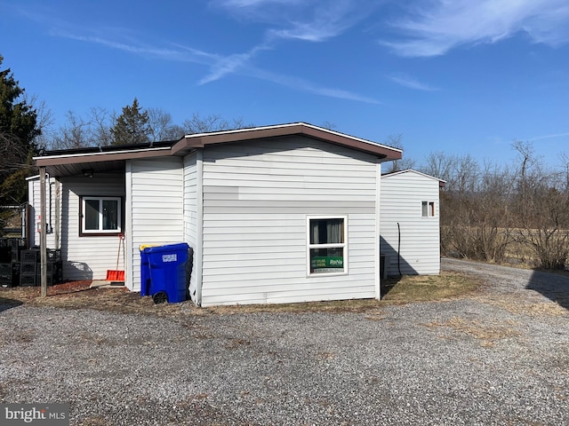 view of property exterior