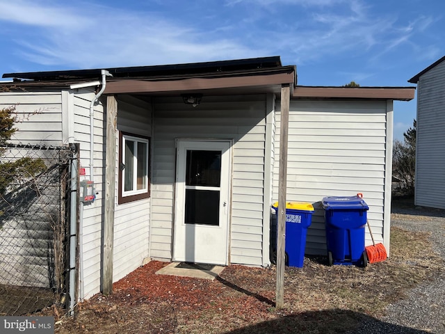 view of property entrance