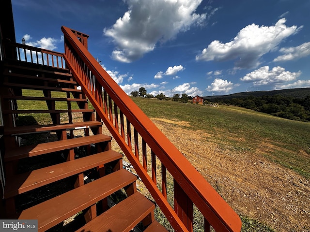 view of staircase