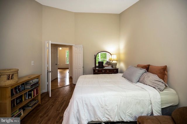 2036 Coast Guard Dr, Stafford, VA 22554 - bedroom with dark wood-style flooring and baseboards