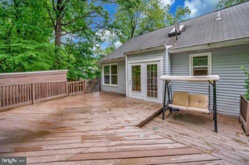 2036 Coast Guard Dr, Stafford, VA 22554 - view of wooden terrace