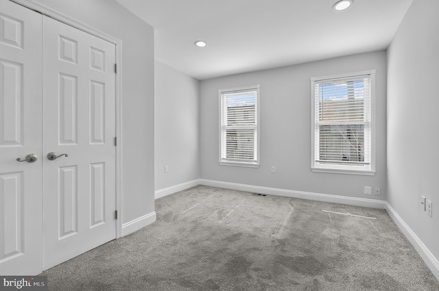 132 N Glover St N, Baltimore, MD 21224 - unfurnished bedroom with carpet and recessed lighting