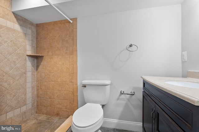 132 N Glover St N, Baltimore, MD 21224 - full bathroom featuring vanity and tiled shower