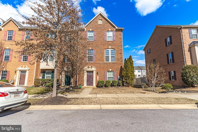 multi unit property with brick siding