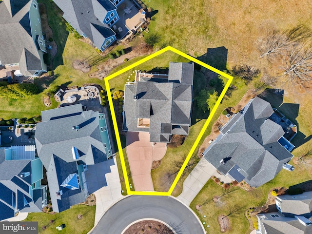 24537 Wave Maker Dr, Millsboro, DE 19966 - drone / aerial view with a residential view