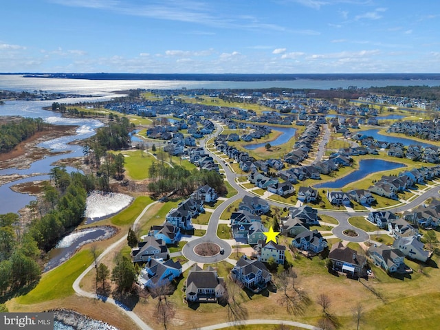 24537 Wave Maker Dr, Millsboro, DE 19966 - aerial view with a residential view and a water view