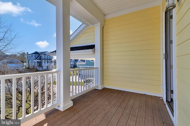 24537 Wave Maker Dr, Millsboro, DE 19966 - wooden terrace with a residential view