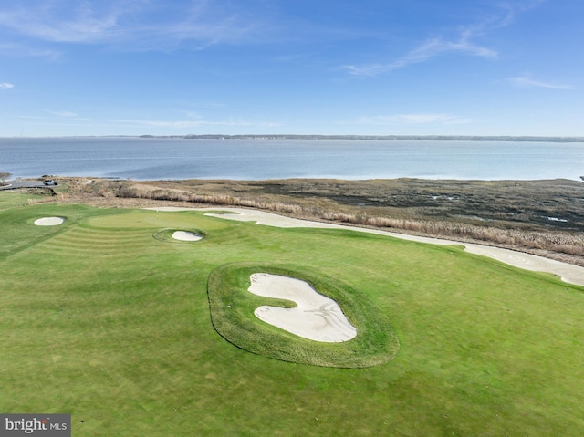 24537 Wave Maker Dr, Millsboro, DE 19966 - drone / aerial view with golf course view and a water view
