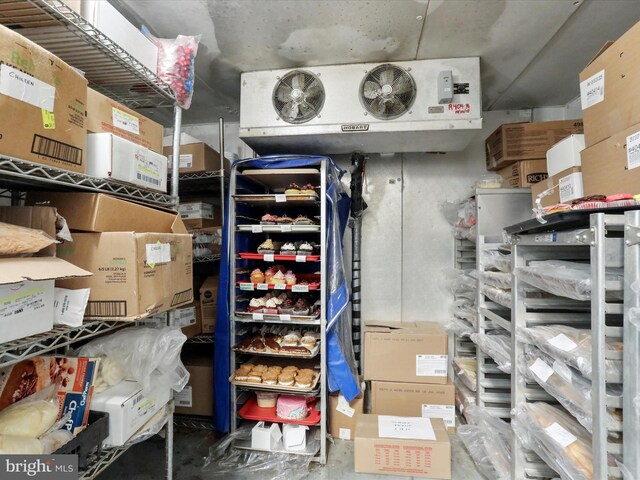 view of storage room