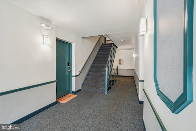 8358 Dunham Ct Unit 626, Springfield, VA 22152 - interior space with carpet and stairway