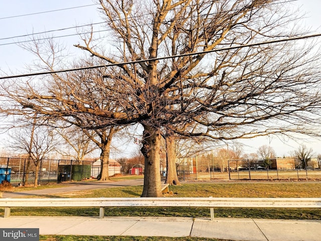 surrounding community featuring fence