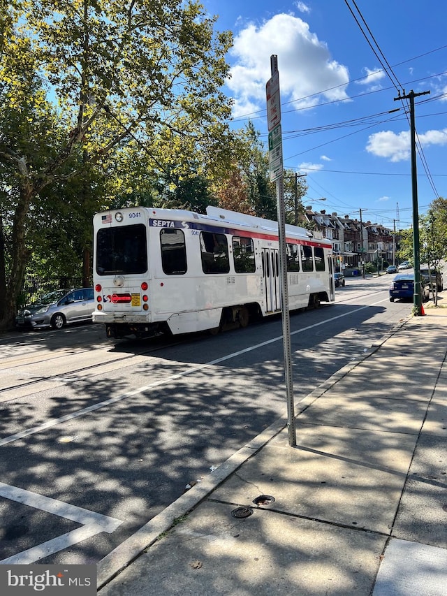 view of street featuring sidewalks