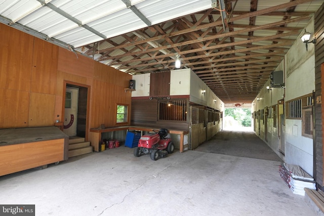 view of horse barn