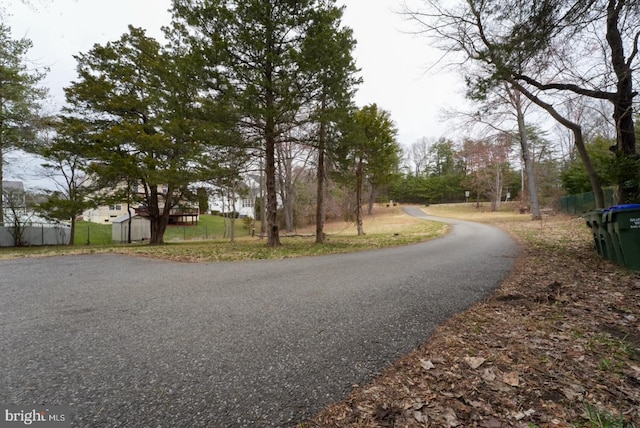 view of road