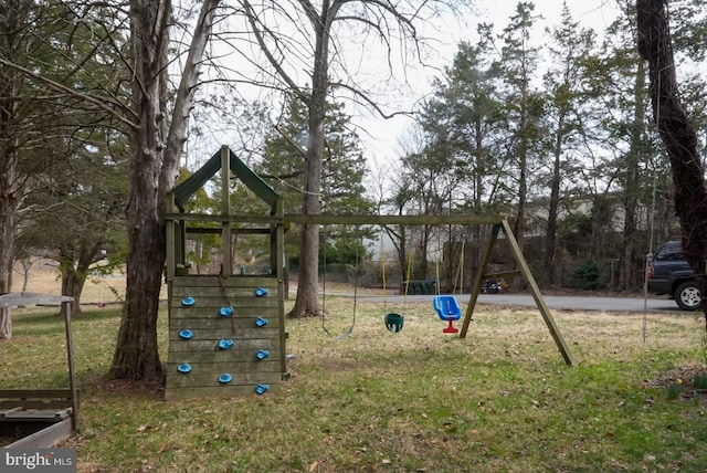 view of communal playground