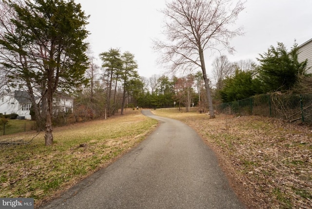 view of road