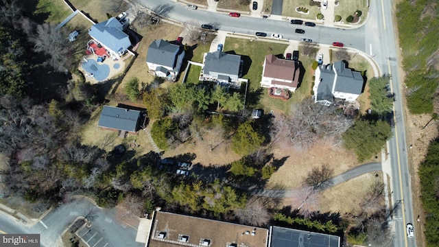 birds eye view of property featuring a residential view