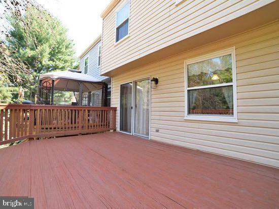 deck featuring a gazebo