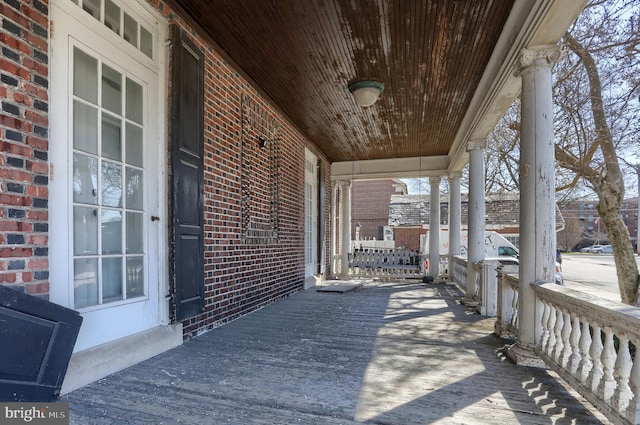 228 Cumberland St, Lebanon, PA 17042 - view of patio featuring a porch