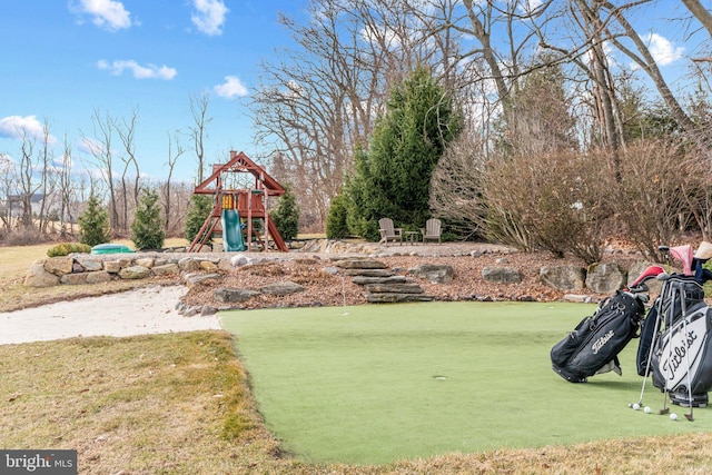 view of community playground