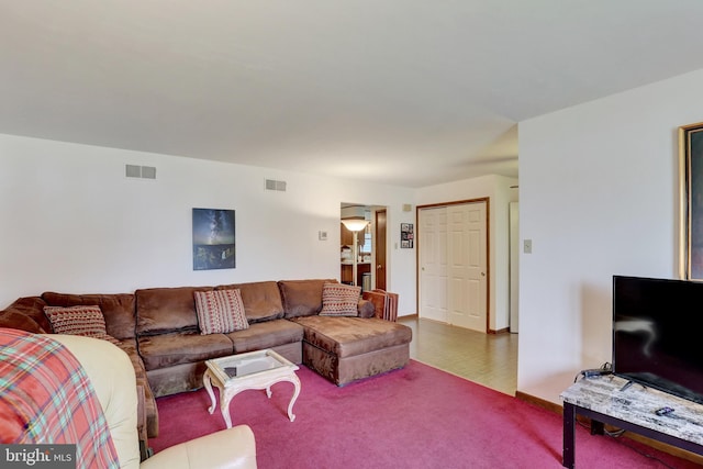 381 N Main St, Spring Grove, PA 17362 - carpeted living area featuring baseboards