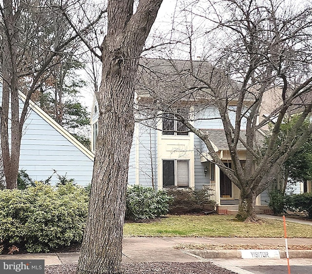 view of front of home