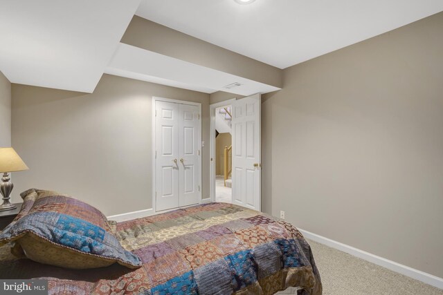 12521 N Lake Ct, Fairfax, VA 22033 - carpeted bedroom with baseboards