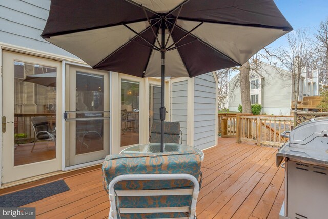 12521 N Lake Ct, Fairfax, VA 22033 - view of wooden deck