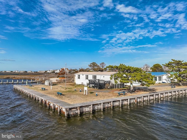 39952 Summers End Rd Unit 7244, Fenwick Island, DE 19944 - dock area with a deck with water view