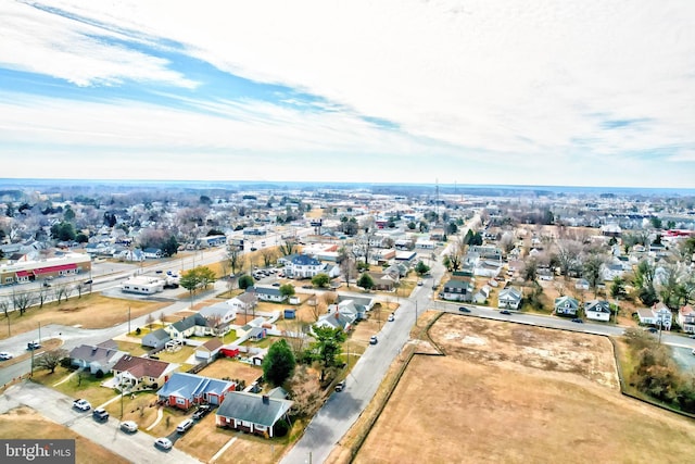 aerial view featuring a residential view