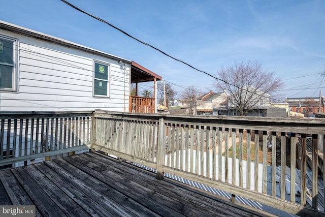 view of deck