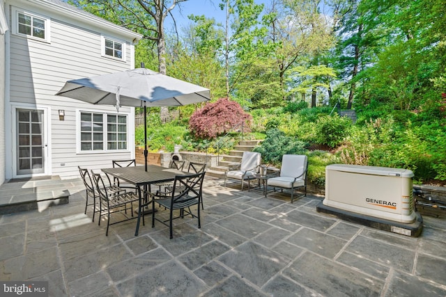 3517 Woodbine St, Chevy Chase, MD 20815 - view of patio featuring outdoor dining space